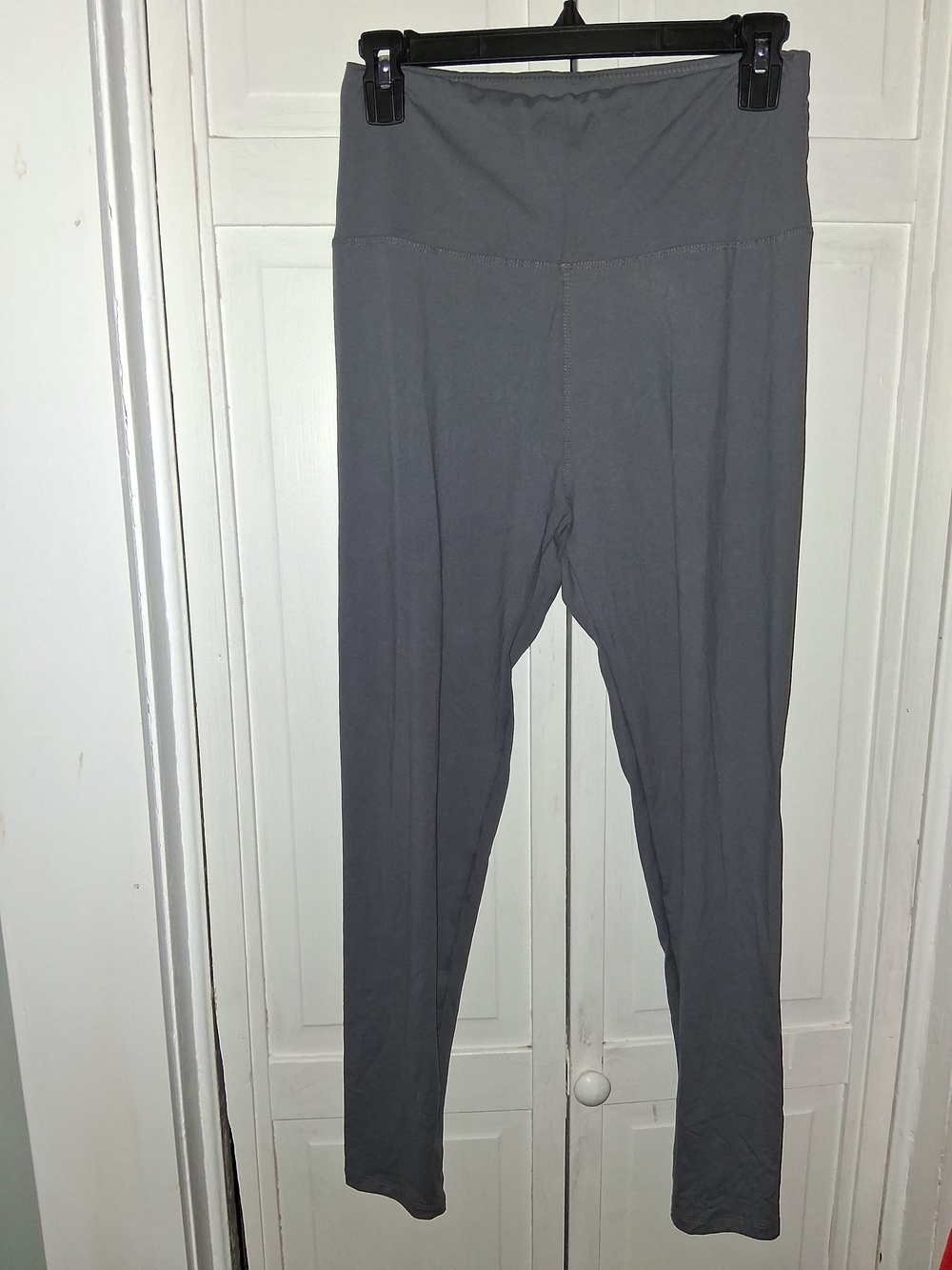 Women's High-Waist Gray Leggings